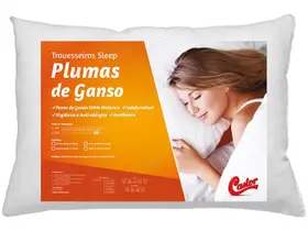 Travesseiro Castor Plumas de Ganso Sleep Travesseiro Castor Plumas de Ganso Sleep