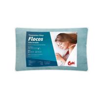 Travesseiro Castor Sleep Flocos Selecionados 050x070x12cm Travesseiro Castor Sleep Flocos Selecionados 050x070x12cm
