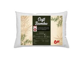 Travesseiro Castor Sleep Soft Bambu 45x65x13cm