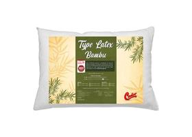 Travesseiro Castor Type Látex Bambu 45x65x16cm