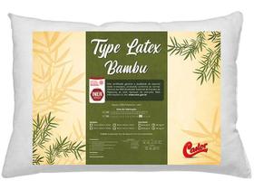 Travesseiro Castor Type Látex Bambu 45x65x16cm Travesseiro Castor Type Látex Bambu 45x65x16cm