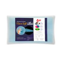 Travesseiro Castor Visco Soft Hot and Cold, Extra Macio, 40 x 60 x 14 cm