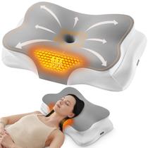 Travesseiro Cervical Aquecido Silkena em Espuma Viscoelástica com Suporte para o Pescoço Travesseiro Cervical Aquecido Silkena em Espuma Viscoelástica com Suporte para o Pescoço