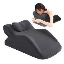 Travesseiro Cervical Ergonômico Espuma Memória Postural Travesseiro Cervical Ergonômico Espuma Memória Postural