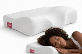 Travesseiro Cervical Ortopédico Espuma NASA D40 Anatômico Médio com Capa Removível para Dor no Pescoço Pillowow