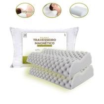 Travesseiro CERVICAL Ortopédico Magnetico com Infravermelho Terapêutico Pillow Anatômico Anti Ronco