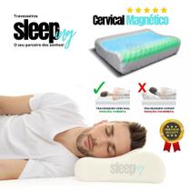 Travesseiro Cervical Pillow Magnetico Ortopedico Anti Ronco - SLEEPING
