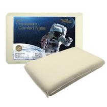 Travesseiro Comfort Nasa Viscoelástico Master Macio Alto Antialérgico Anti Ácaro 50x70cm
