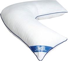 Travesseiro Contour em formato L para apoio corporal na cama