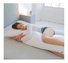 Travesseiro Corpo 100% Silicone + Fronha Xuxão 1,35 x 48 cm - Barros Baby Store