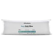 Travesseiro corpo antialergico super body pillow 50 x 145 bom sono cor branco