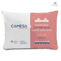 Travesseiro Cotton Plus 180 Fios Suporte Extra Firme 50x70cm Camesa