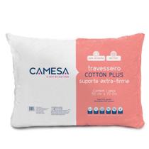 Travesseiro Cotton Plus Branco 50x70 cm - Camesa Travesseiro Cotton Plus Branco 50x70 cm - Camesa