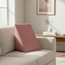 Travesseiro Cunha de Encosto Apoio Para Repouso Anti-Refluxo Leitura Descanso Triangular Com Capa