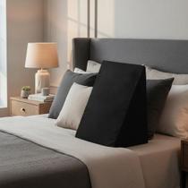 Travesseiro Cunha de Encosto Apoio Para Repouso Leitura Descanso Triangular Com Capa