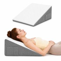 Travesseiro Cunha para Cama OAISZ Espuma Viscoelástica 25cm Cinza Travesseiro Cunha para Cama OAISZ Espuma Viscoelástica 25cm Cinza