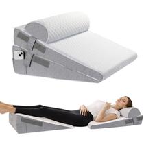 Travesseiro Cunha para Cama SJEUQOP Conjunto Ajustável de 3 Peças Travesseiro Cunha para Cama SJEUQOP Conjunto Ajustável de 3 Peças