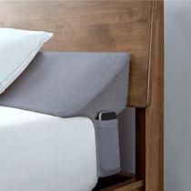 Travesseiro Cunha para Cama SLIGUY 193x25x15cm Preenchimento de Espaço Cinza