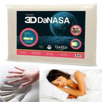 Travesseiro Da Nasa 3D Conforto Duoflex Antiacaro Antibacteriano Macio Viscoelastico Original