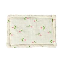 Travesseiro De Algodão Respirável Para Bebês Recém-Nascidos De 0 a 6 Meses, Absorção De Suor,