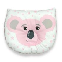 Travesseiro de Bebê Anatômico Coala Rosa Travesseiro de Bebê Anatômico Coala Rosa