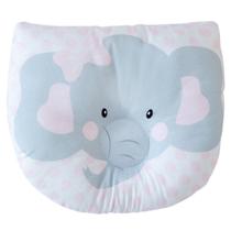 Travesseiro de Bebê Anatômico Elefantinha Rosa Travesseiro de Bebê Anatômico Elefantinha Rosa