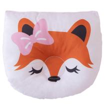Travesseiro de Bebê Anatômico Raposinha Rosa Travesseiro de Bebê Anatômico Raposinha Rosa