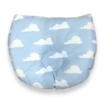 Travesseiro de Bebê Anatômico Urso Soninho Azul