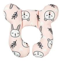 Travesseiro De Bebê Viagem Proteção Car Rosa Claro