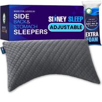 Travesseiro de Cama Sidney Sleep Queen com Espuma de Memória Ajustável Travesseiro de Cama Sidney Sleep Queen com Espuma de Memória Ajustável