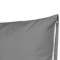 Travesseiro de Corpo 1,30x40 COMPLETO Refil Silicone + Fronha Percal Flex 400 Fios