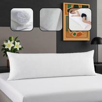 Travesseiro De Corpo Antialérgico Gigante 1,30m x 45cm 300 Fios Fibra Siliconada Xuxão Refil Travesseiro De Corpo Antialérgico Gigante 1,30m x 45cm 300 Fios Fibra Siliconada Xuxão Refil