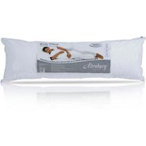 Travesseiro de Corpo Body Pillow Microfibra sem Fronha Branco - 40cm x 1,30m Branco