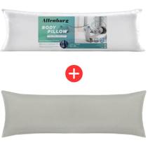 Travesseiro de Corpo com Fronha Altenburg 1,30m Body Pillow Gestante Xuxão Gigante Abraço