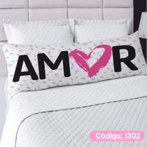 Travesseiro De Corpo +Fronha Xuxão Fibra de Silicone Personalizado 1.25x0.45cm Com Frases Variadas