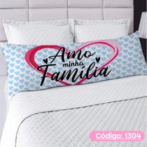 Travesseiro De Corpo +Fronha Xuxão Fibra de Silicone Personalizado 1.25x0.45cm Com Frases Variadas