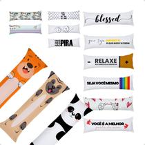 Travesseiro de corpo mais fronha kit 2 peças para uma ótima noite de sono cores Travesseiro de corpo mais fronha kit 2 peças para uma ótima noite de sono cores