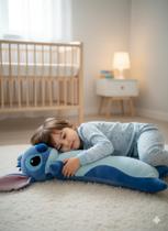 Travesseiro De Corpo Stitch Xuxão Criança Macio 66cm