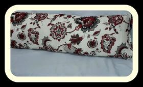 Travesseiro De Corpo Xuxão C/ Ziper Vermelho (Fronha + Refil 1,35mx0,40cm) Tecido C/60% De Algodão
