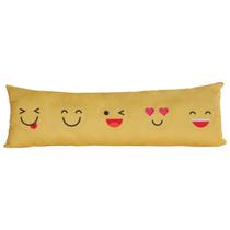 Travesseiro de Corpo Xuxão Cheio 130cm x 45cm Gigante Enchimento Com Fronha Estampada Decorativa