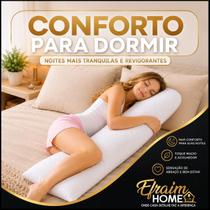 Travesseiro De Corpo Xuxao Gigante 1,30m x 40cm Flocos de Espuma Macio Noites de Sono de Abraçar Travesseiro De Corpo Xuxao Gigante 1,30m x 40cm Flocos de Espuma Macio Noites de Sono de Abraçar