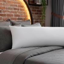 Travesseiro de corpo xuxao gigante 1,60x50 100% algodão enchimento fibra de silicone firme para dormir de lado - SAFIRA ENXOVAIS