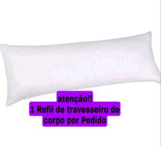 Travesseiro de corpo xuxão Refil 1.35cmx35cm siliconado oferta