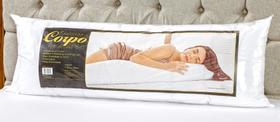 Travesseiro De Corpo Xuxão Siliconizado Percal 200 Fios sem Fronha 1,40 X 50cm
