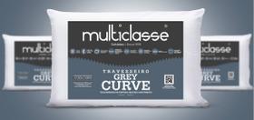 Travesseiro de espuma soft - multiclasse grey curve - COLCHÕES MULTICLASSE
