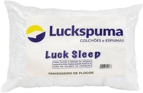 Travesseiro De Flocos De Espuma Luckspuma Branco