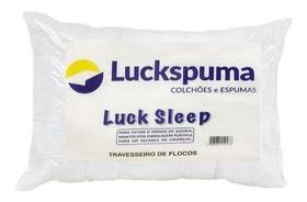 Travesseiro De Flocos De Espuma Suporte Firme Luckspuma