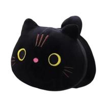 Travesseiro de Gato Pelúcia Kawaii 20cm - Almofada Macia para Sofá