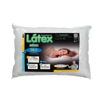 Travesseiro De Látex Médio 14 Cm - Antialérgico