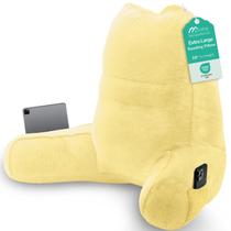 Travesseiro de Leitura Sasttie 58 cm Suporte Ergonômico Amarelo Travesseiro de Leitura Sasttie 58 cm Suporte Ergonômico Amarelo